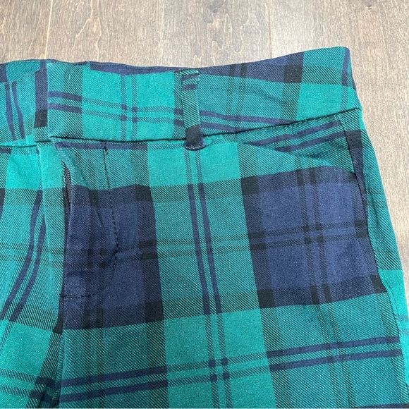 Old Navy Pixie Green/Blue Plaid/Tartan Pants - Picture 8 of 12
